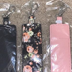 Chapstick Holders with Silver Clasp